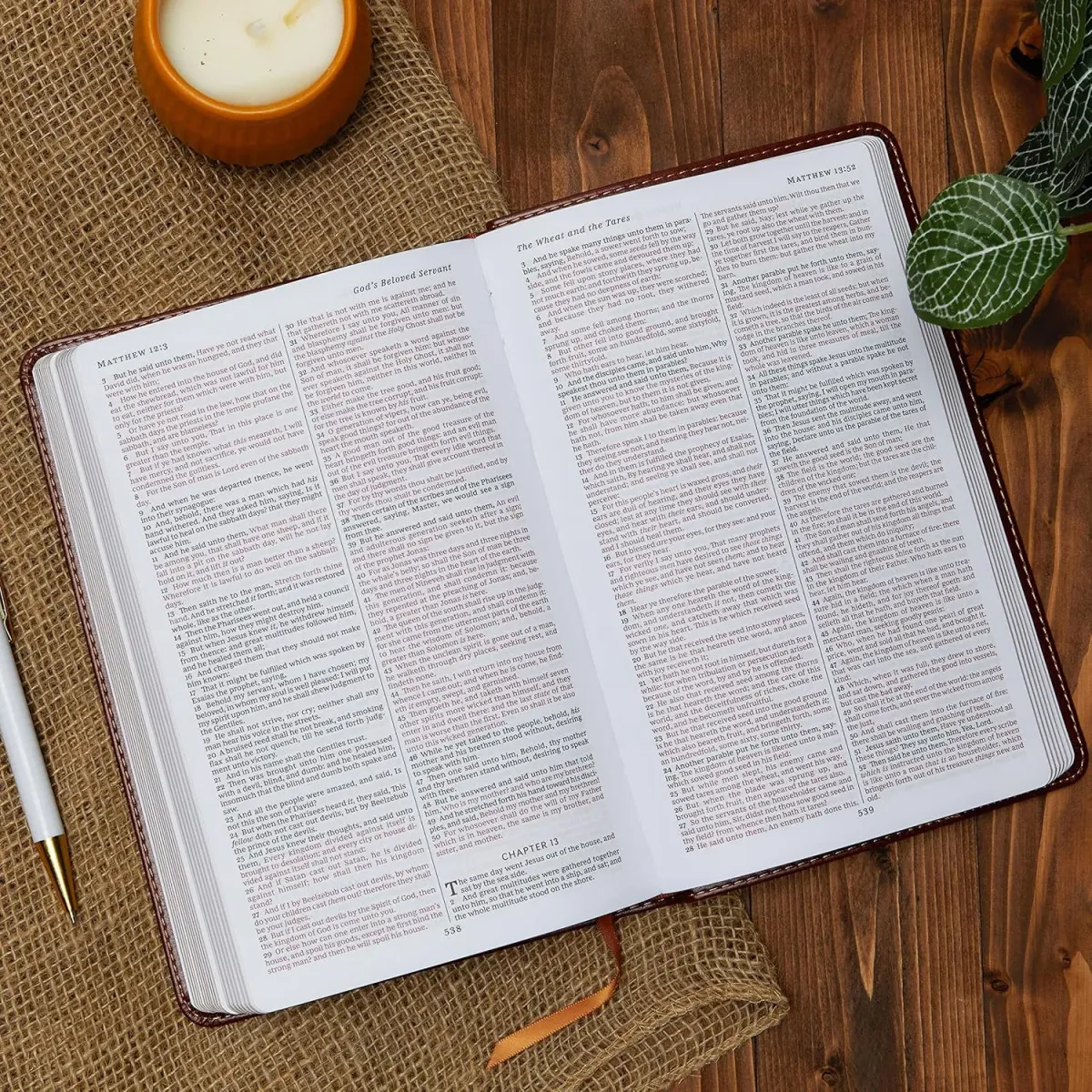 KJV Bible black imitation leather