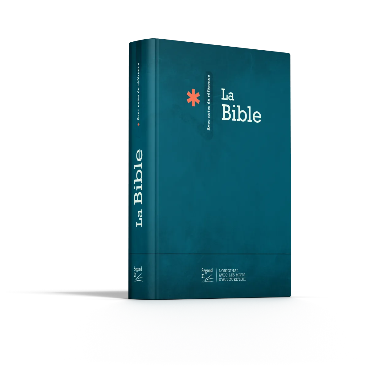 Bible SG21 rigide bleue avec notes de référence