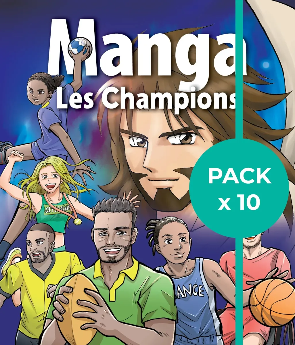 Manga Les champions, édition sportive de l'Evangile en Manga (lot de 10)