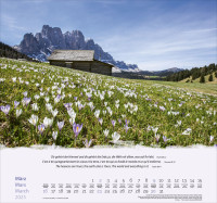 Calendrier - Montagnes - 12 posters