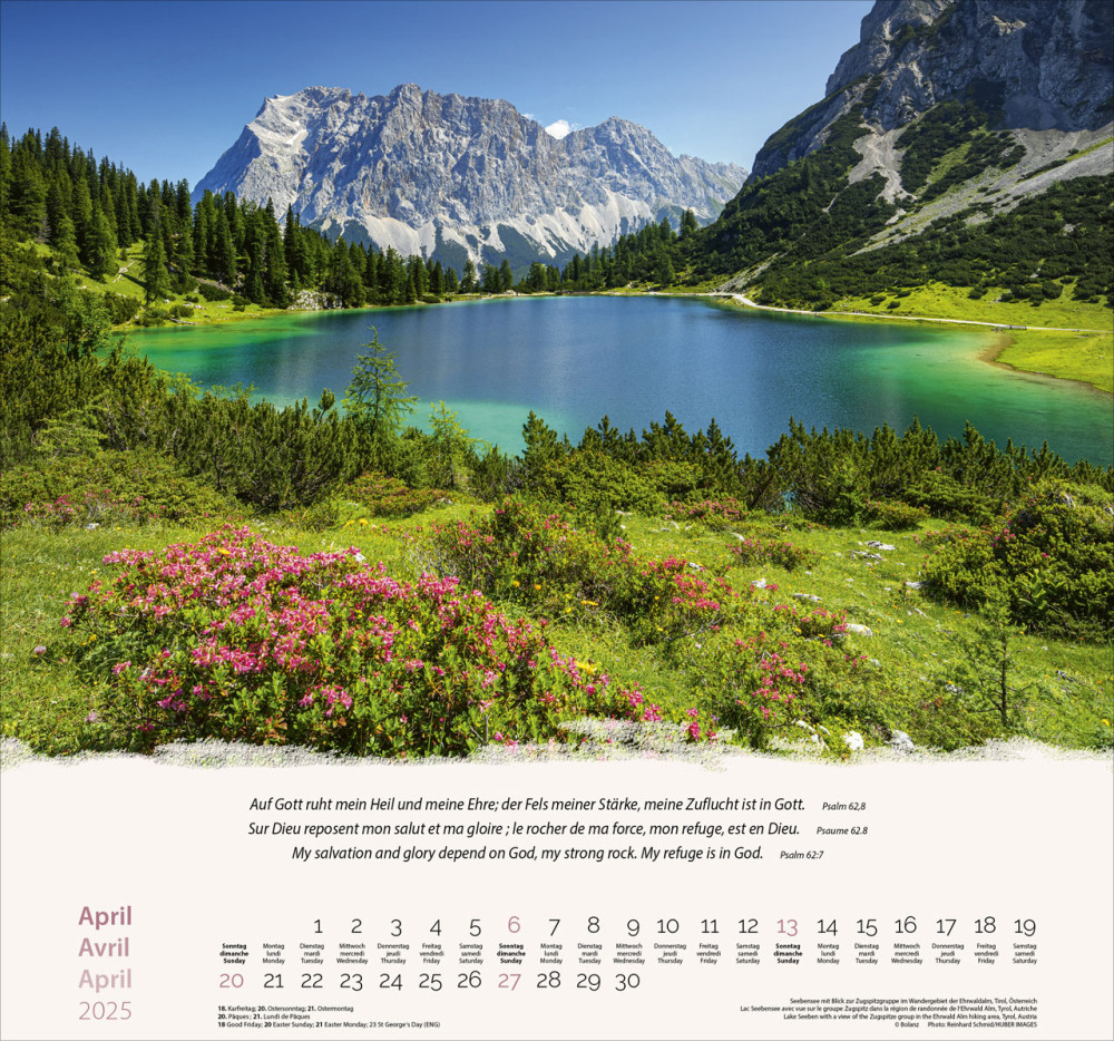 Calendrier - Montagnes - 12 posters