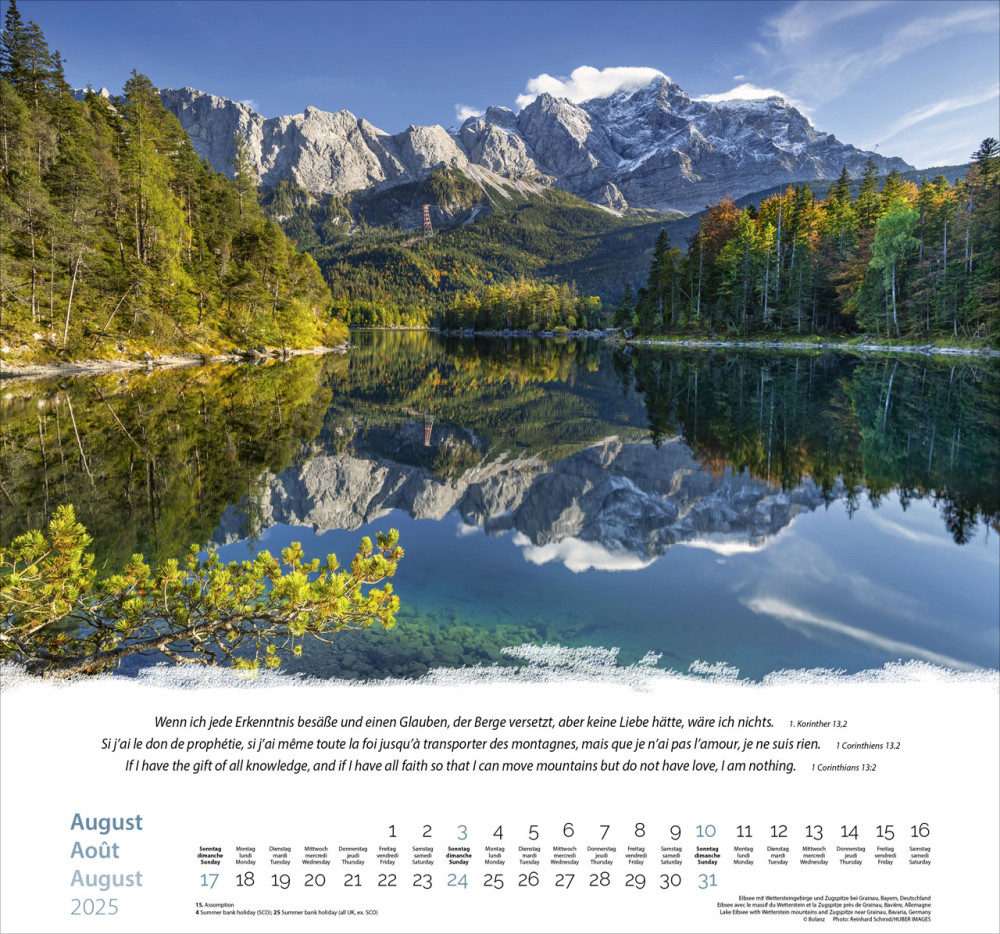 Calendrier - Montagnes - 12 posters