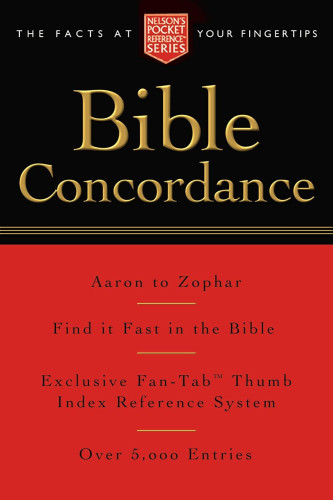 Bible concordance pocket