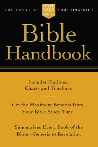 Bible handbook pocket