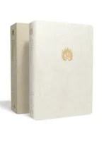 Bible Colombe étude de la foi réformée souple blanche or