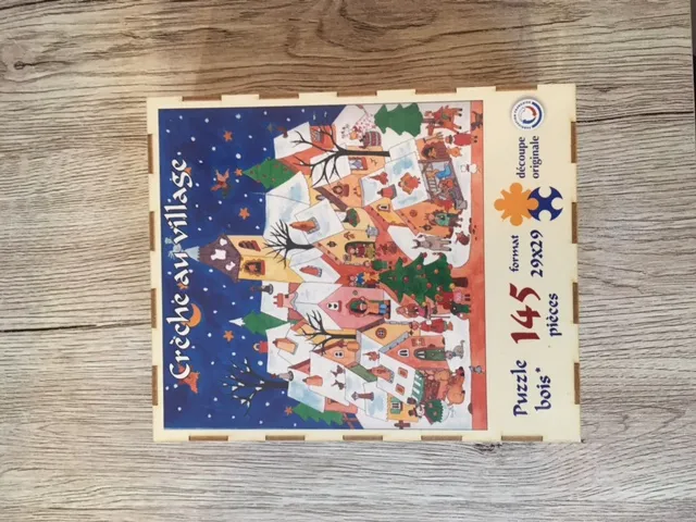 Puzzle Crèche au village - 145 pièces