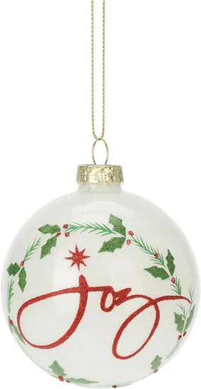 Boule de Noël en verre