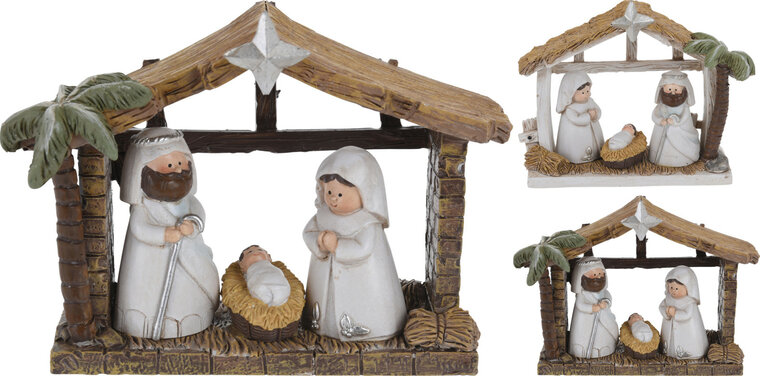 Crèche de Noel résine