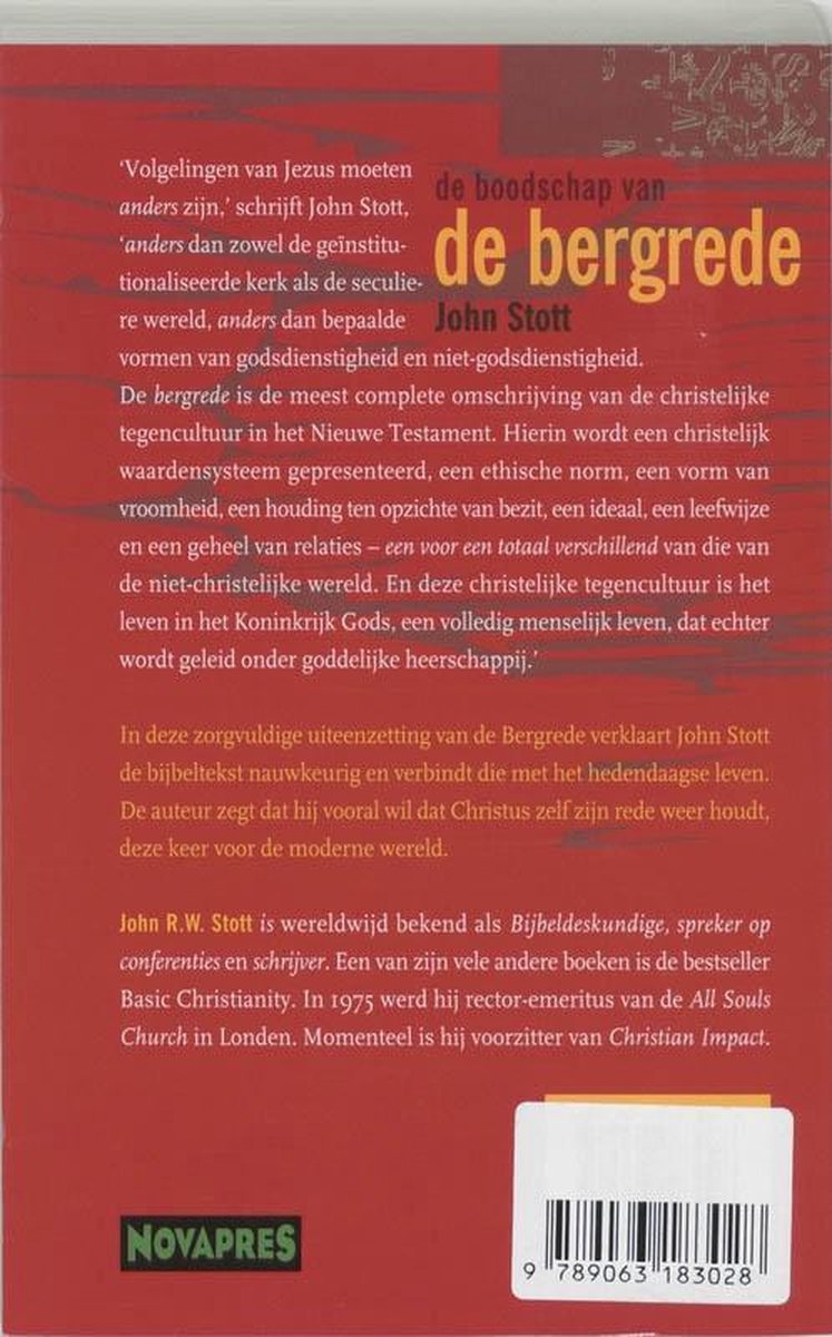 De boodschap van de bergrede - de Bijbel spreekt vandaag