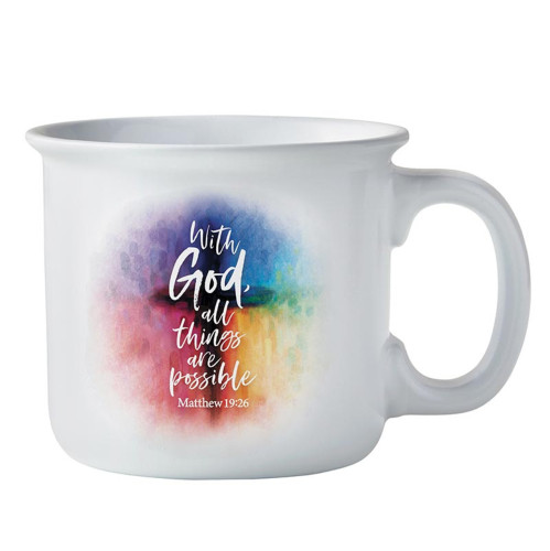 Mug With God all things are possible - Matthew 19:26