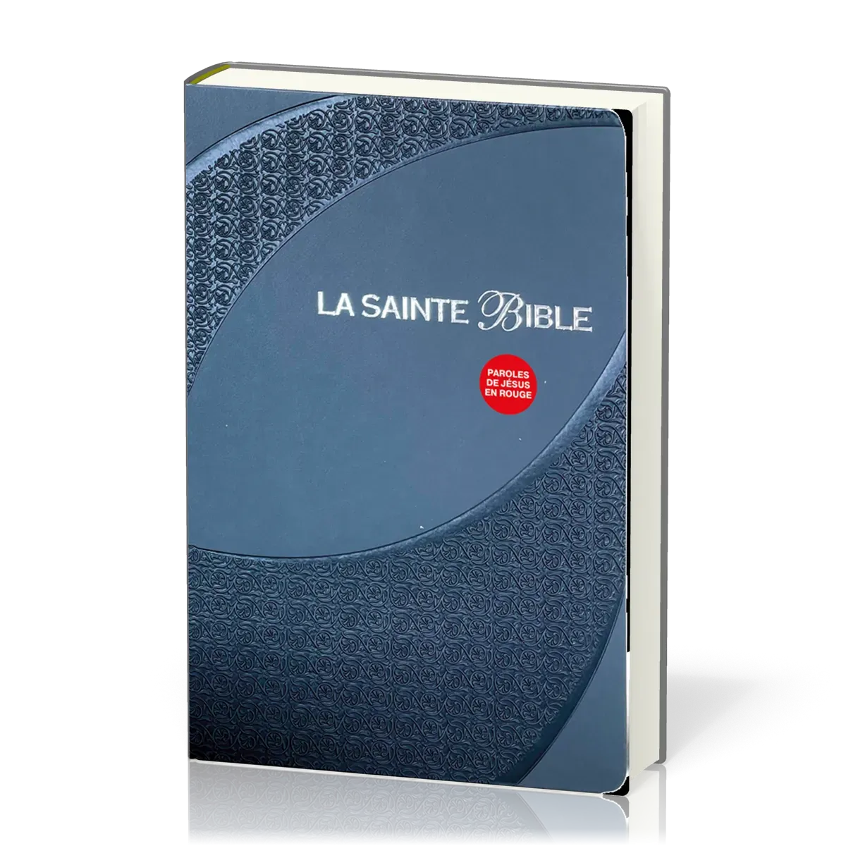 Bible Segond 1910 famille souple gris argent onglets - Paroles de Jésus en rouge