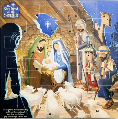 Magnetic Advent Calendar - The shepherd on the search - Luke 2:15