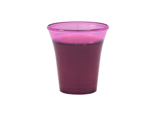 1000 Verres sainte cène plastic rouge