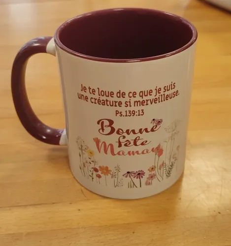 Mug maman Je te loue de ce que je suis... - Psaume 139:13