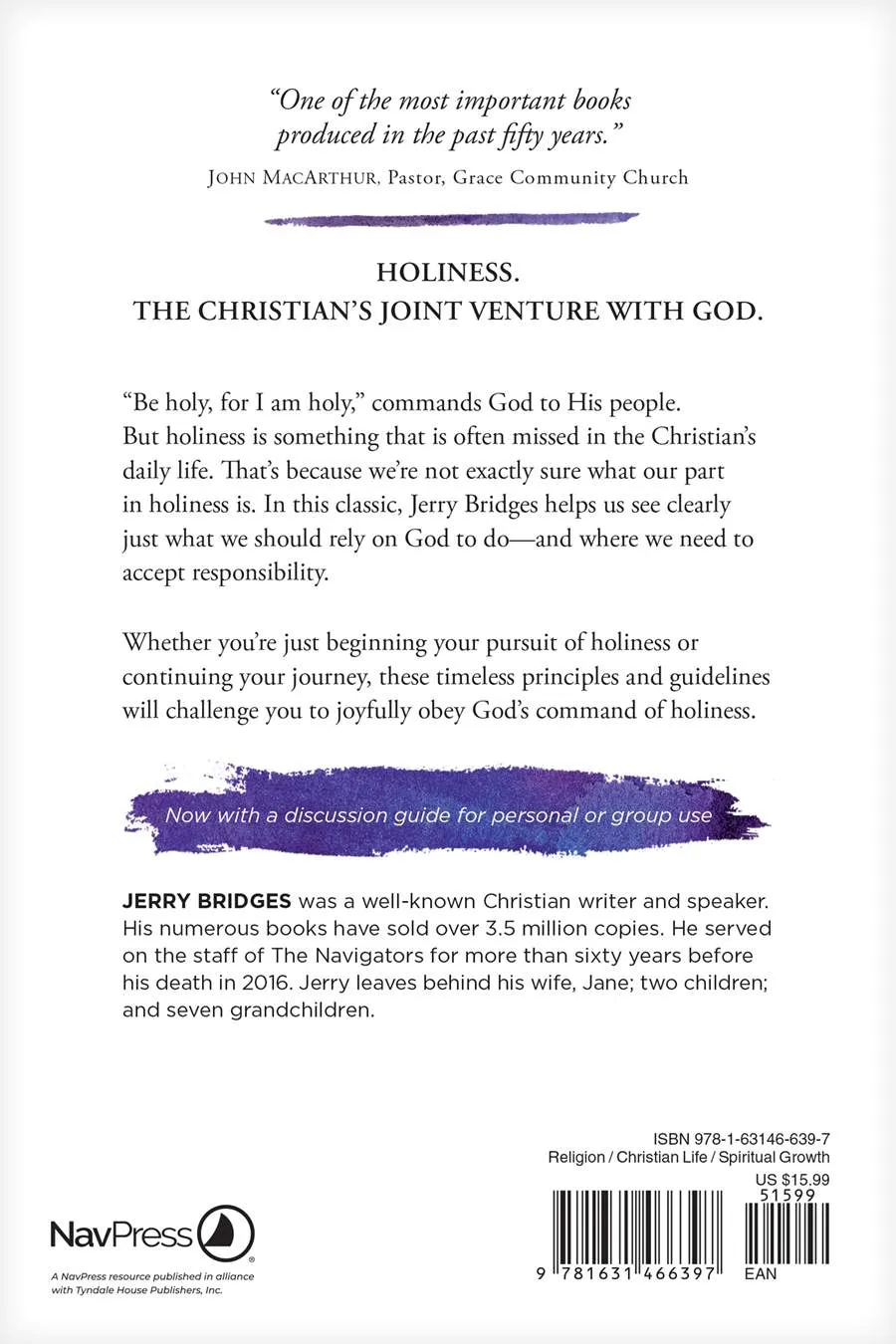 The pursuit of holyness