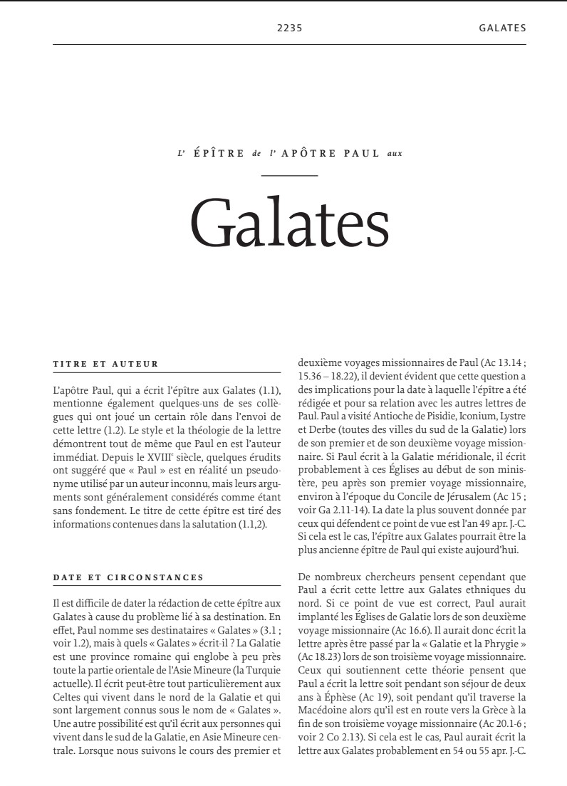 Bible Colombe étude de la foi réformée souple marron or