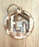 Crèche bois à suspendre divers modèles