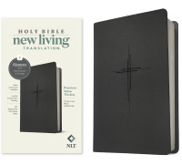 NLT Bible premium value thinline - black - soft leatherlook