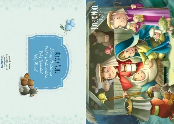Carte double - Joyeux Noël