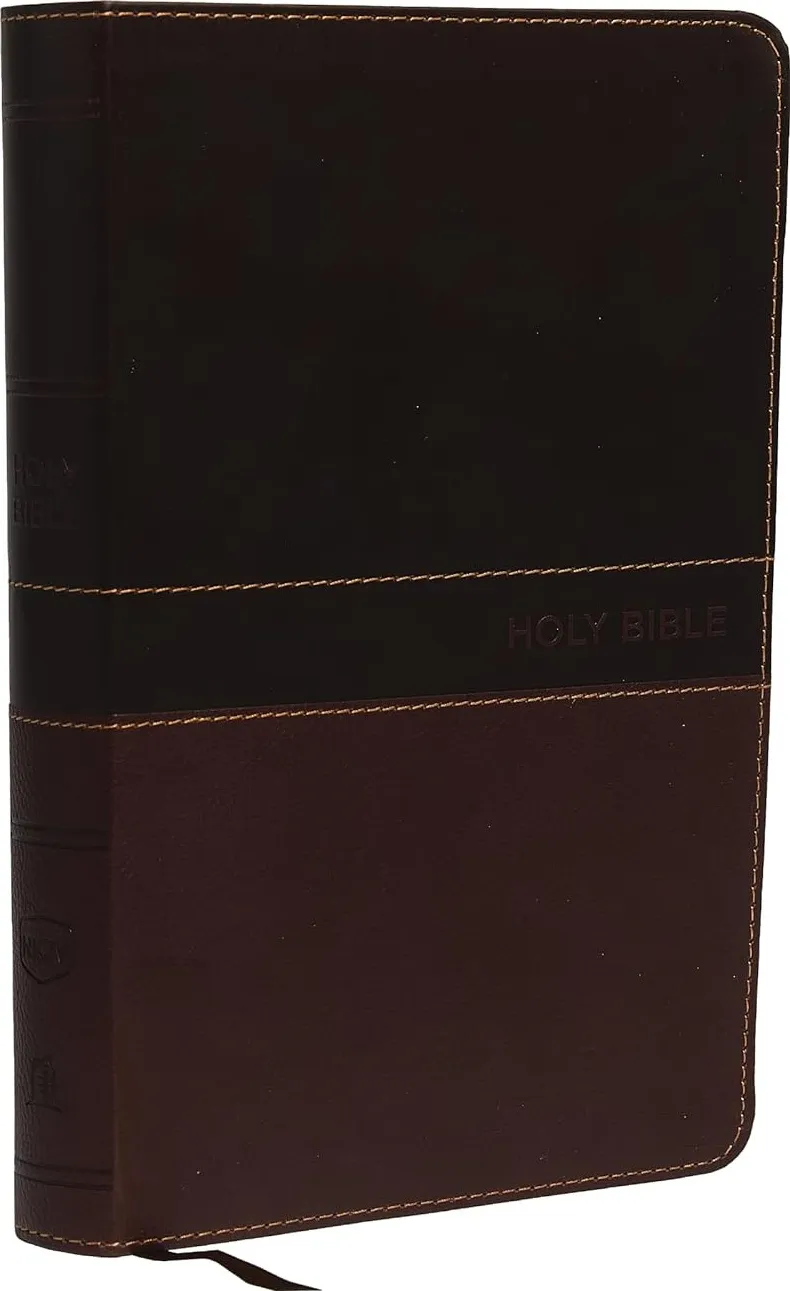 NKJV Bible deluxe gift toffee leathersoft