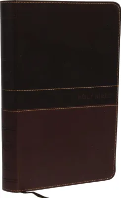 NKJV Bible deluxe gift toffee leathersoft