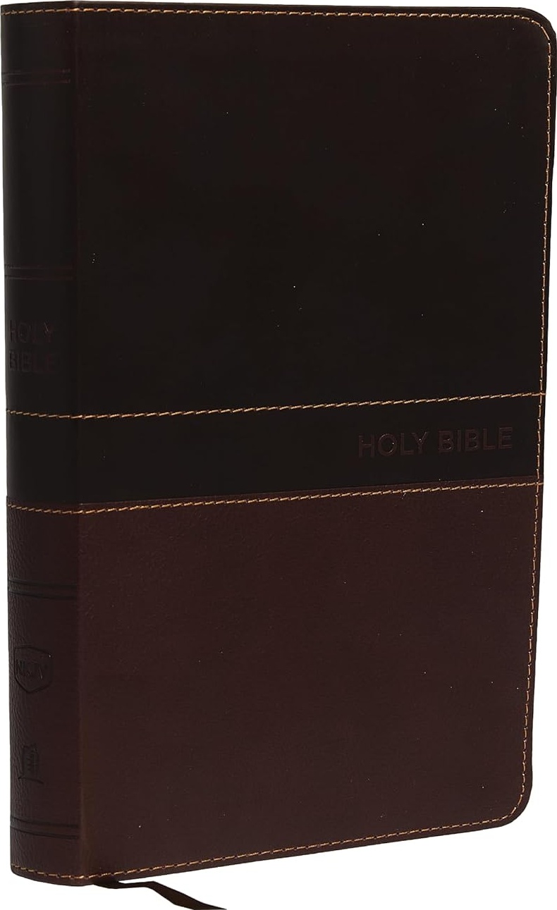 NKJV Bible deluxe tan leathersoft