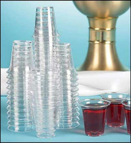 1000 verres sainte cène plastic