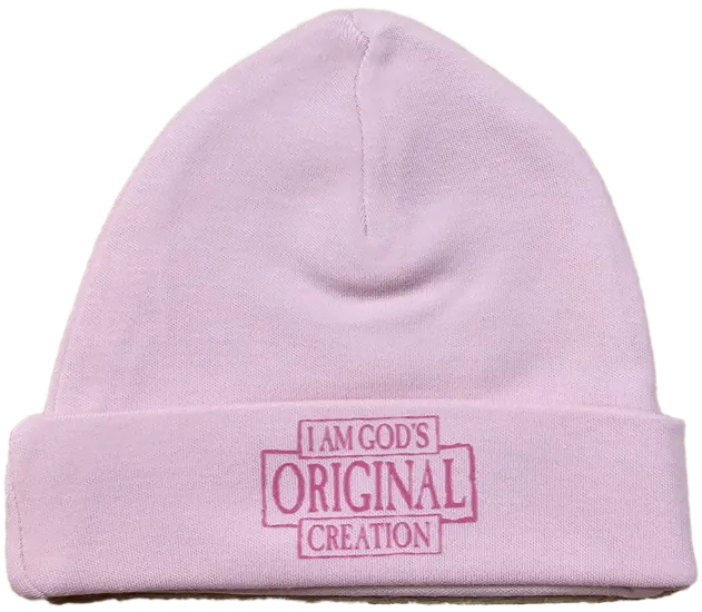 Bonnet rose/bleu - God's original creation