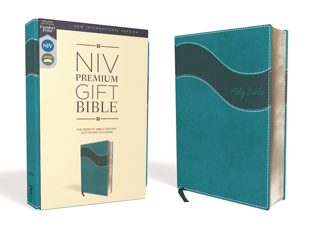 NIV premium gift Bible turquoise