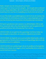 Galaten - Om te lezen, te leren, te leiden