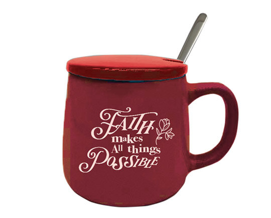 Mug tea Faith makes all things possible