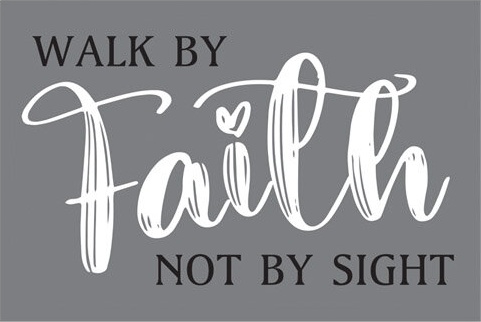 Tapis Walk by faith, not by sight