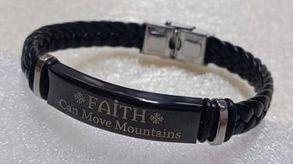 Bracelet Faith can move mountains