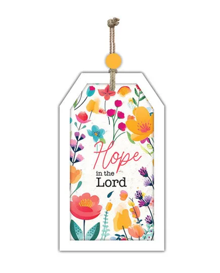 Cadre bois - Hope in the Lord