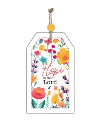 Cadre bois - Hope in the Lord