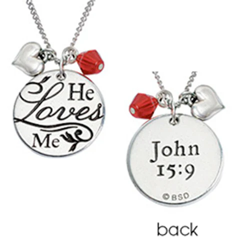 Collier He loves me - John 15:9