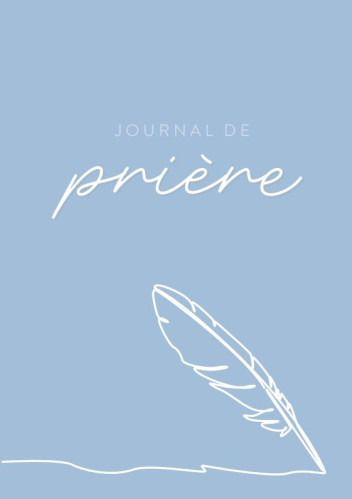 Journal de prière bleu