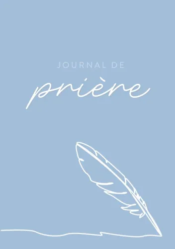 Journal de prière bleu