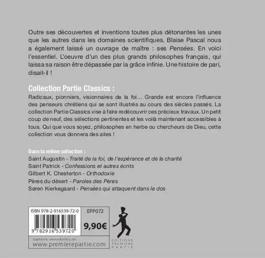 Essentiel des pensées, L'