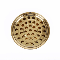 Plateau Cène inox 40 verres or