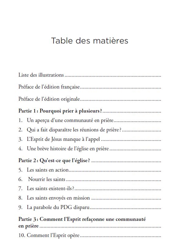 Eglise en prière, Une - Devenir un peuple d'espérence dans un monde décourageant