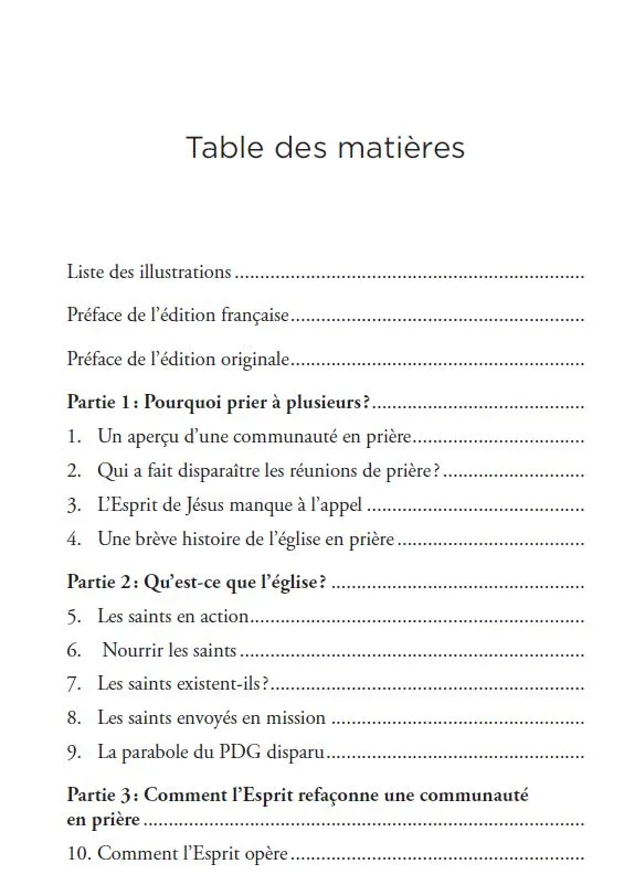 Eglise en prière, Une - Devenir un peuple d'espérence dans un monde décourageant