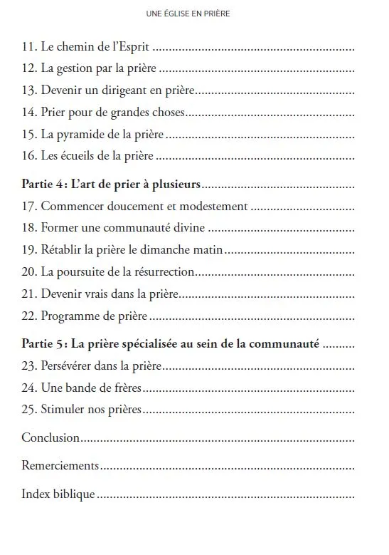 Eglise en prière, Une - Devenir un peuple d'espérence dans un monde décourageant