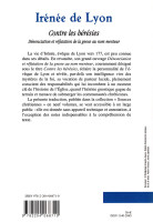 Contre les hérésies - Dénonciation et réfutation de la gnose au nom menteur