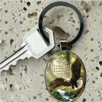 Porte-clé Wings like eagles... - Isaiah 40:31