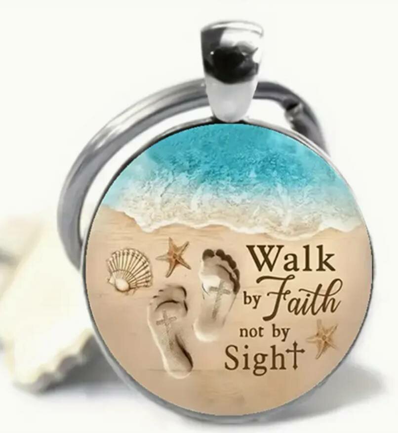 Porte-clé Walk by faith not by sight