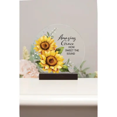 Plaque verre Amazing grace