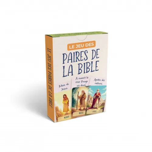Jeu de cartes - Les paires de la Bible