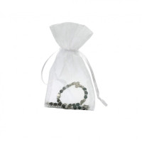 Bracelet perles + croix - noir