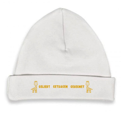 Babymuts wit 62-68 Geliefd, Gedragen, Gezegend